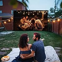 Vamvo 120-inch Outdoor Projector Screen with Stand — image 2