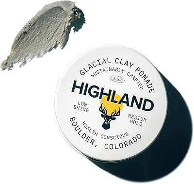 Highland Glacial Hair Clay Pomade 2.1oz