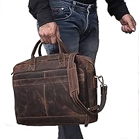 VC Vintage Couture Leather Briefcase Bag for Men and Women — image 9