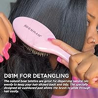 Denman Boar Bristle Hair Brush – Pink Crush — image 3