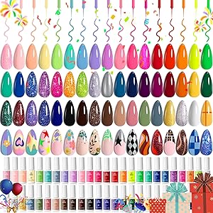 Beetles Gel Polish Liner Nail Art Set, 50 Colors Review