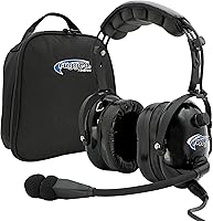 Rugged Air RA900 Premium Stereo Aviation Pilot Headset — image 1