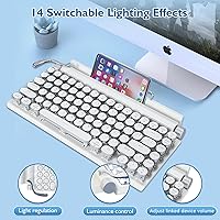 Adventurers Retro Typewriter Keyboard, 75% Layout — image 3