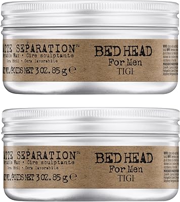 TIGI Bed Head for Men Matte Separation Workable Wax 3 oz (2 Pack)
