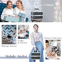 Joligrace Makeup Train Case Black Star — image 9