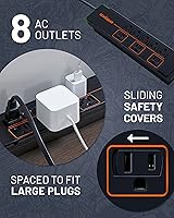 ECHOGEAR ShockBlocker 8 Outlet Surge Protector — image 3