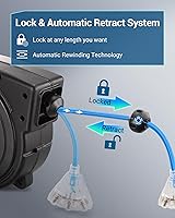 DEWENWILS 40FT Heavy Duty Cord Reel — image 3