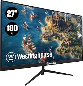 Westinghouse 27-Inch Flat Gaming Monitor, 180Hz, 1ms, AMD FreeSync Review