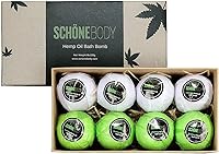 Schone Body Hemp Bath Bombs, Set of 8 - Mint & Lavender Scents — image 1