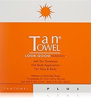 Tan Towel Full Body Plus Creme, 15 Count — image 1