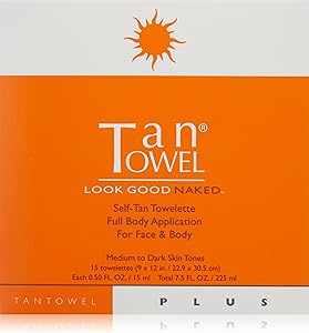 Tan Towel Full Body Plus Creme, 15 Count Review