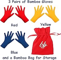 Leafy Boo Bamboo Gloves for Eczema, Kids Age 4-6 — image 4