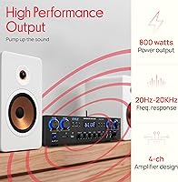 Pyle PDA77BU Bluetooth Home Audio Theater Amplifier — image 7