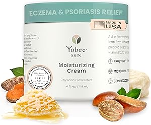 Yobee Body & Face Cream for Dry, Itchy Skin 4oz Review