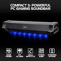 ENHANCE Gaming Computer Speakers Sound Bar — image 2
