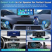 Podofo Wireless Carplay/Android Auto Portable Car Radio 9.3″ HD Touchscreen — image 6