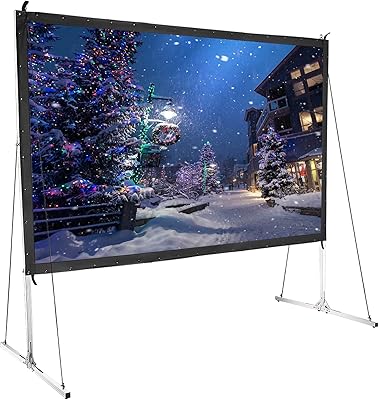 Instahibit 72″ Manual Pull Down Projector Screen