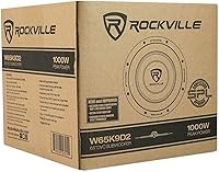 Rockville W65K9D2 6.5″ 1000w Car Subwoofer — image 9