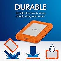 LaCie Rugged USB-C 2TB External Hard Drive — image 3