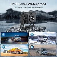 Camotop 4 Channel Backup Camera System, 10.26-inch Monitor — image 5