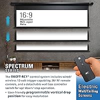 Elite Screens Spectrum RC1 Electric Motorized Projector Screen 180-inch 16:9 — image 5