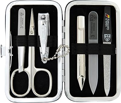 3 Swords Germany 6-Piece Manicure Pedicure Grooming Kit - Snake