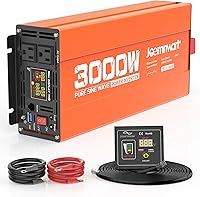 Joemnwart 3000W Pure Sine Wave Power Inverter 24V DC to 110V AC — image 1