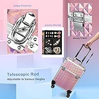 Stagiant Rolling Makeup Train Case — image 7