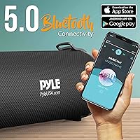 Pyle PBMSPG3BK Wireless Portable Bluetooth Boombox Speaker — image 4
