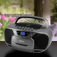 Jensen CD-590 1-Watt Portable Stereo CD and Cassette Player/Recorder with AM/FM Radio and Bluetooth — image 5