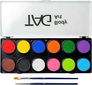 TAG Face & Body Paint Regular Palette 12 x 10g