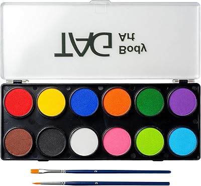 TAG Face & Body Paint Regular Palette 12 x 10g