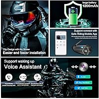 EJEAS Q8 2PC Motorcycle Bluetooth Headset — image 5