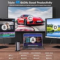 WAVLINK USB C DisplayLink Triple Display Docking Station — image 4