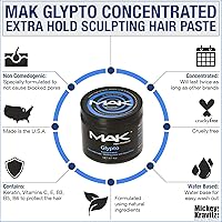Glypto Blue Extra Hold Sculpting Hair Paste — image 4