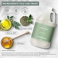 Terra Pure Hotel Body Wash Green Tea & Lemongrass 1 Gallon — image 4