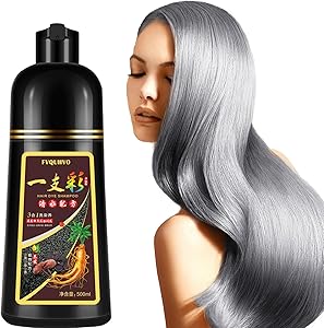 Onilyua Instant Silver Gray Hair Dye Shampoo 500mL Review