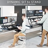 VIVO 36-inch Height Adjustable Stand Up Desk Converter — image 3