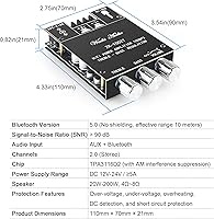 UWAYKEY 200W Bluetooth 5.0 Stereo Power Audio Amplifier Board — image 5