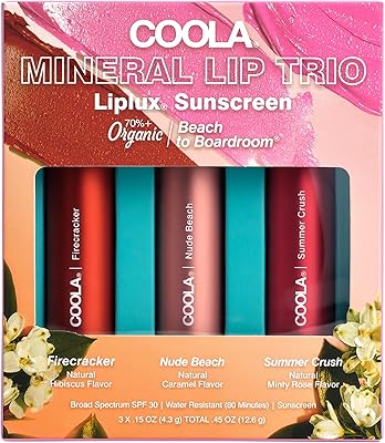 COOLA Organic Tinted Lip Balm & Mineral Sunscreen SPF 30, 0.15oz