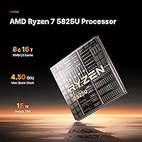 BOSGAME Mini PC P4 Plus, AMD Ryzen 7 5825U, 32GB RAM, 1TB SSD — image 2