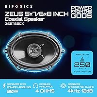Hifonics Zeus ZS5768CX 5x7/6x8″ 2-Way Car Audio Coaxial Speakers — image 2