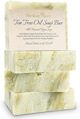 The Soap Haven Tea Tree Soap Bars - 4-Pack, 4.5oz Each