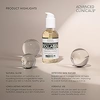 Advanced Clinicals Collagen Body Oil + Collagen Cream Body Lotion & Face Cream Set — image 9