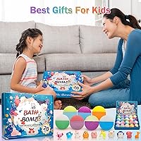 GDXINYES 20 Pack Bath Bombs for Kids with Surprise Toys — image 4
