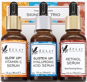 Eclat Skincare Face Serum Set – Vitamin C, Retinol, Hyaluronic Acid Review