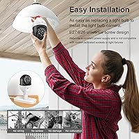 SYMYNELEC Light Bulb Security Camera 2.5K — image 2