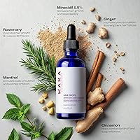 Maka Capillary Hair Growth Drops 4 Oz with 1.5% Minoxidil — image 2