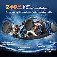 DOSS Extreme Boom Pro D200 Portable Bluetooth Speaker — image 2