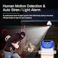 SYMYNELEC Light Bulb Security Camera 2.5K — image 4